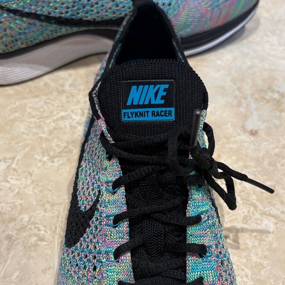 Nike Flyknit Racer in Black and Multicolor - Picture 2 of 6